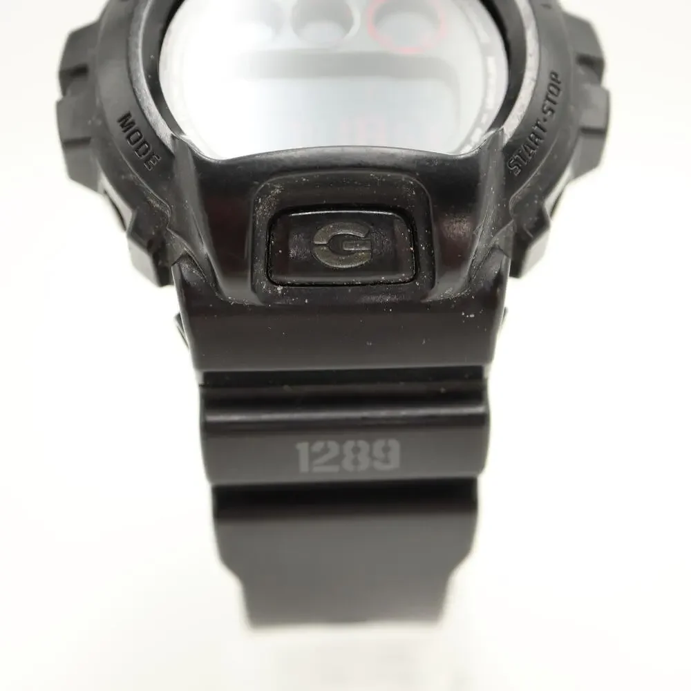 Casio G Shock Military Blackout 54mm Digital Watch 1289 DW6900MS w New Battery
